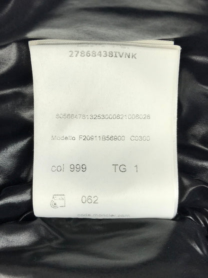 【現状渡し品】【メンズ】 MONCLER モンクレール MONTCLA GIUBBOTTO F20911B56900 C0300 モンクラ ダウンジャケット アウター 141-251117-na-02-tag サイズ：1 カラー：ブラック 万代Net店