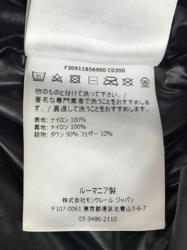 【現状渡し品】【メンズ】 MONCLER モンクレール MONTCLA GIUBBOTTO F20911B56900 C0300 モンクラ ダウンジャケット アウター 141-251117-na-02-tag サイズ：1 カラー：ブラック 万代Net店