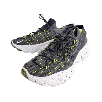 【中古美品】【メンズ】 NIKE ナイキ SPACE HIPPIE 04 CZ6398-010 スペース ヒッピー 04 スニーカー シューズ 靴 160-250508-as-04-izu サイズ：28cm カラー：BLACK/BLACK-VOLT-WHITE 万代Net店