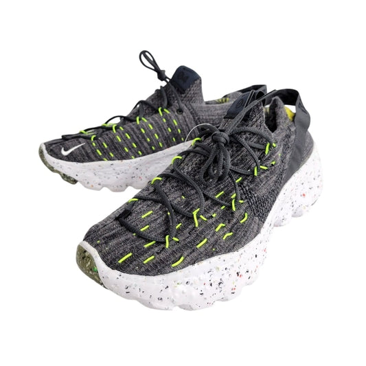 【中古美品】【メンズ】 NIKE ナイキ SPACE HIPPIE 04 CZ6398-010 スペース ヒッピー 04 スニーカー シューズ 靴 160-250508-as-04-izu サイズ：28cm カラー：BLACK/BLACK-VOLT-WHITE 万代Net店
