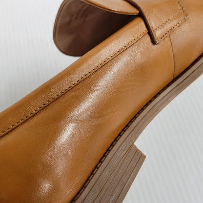 【中古品】【レディース】 COLE HAAN コールハーン STASSI PENNY LOAFER W28189 スタッシ ペニー ローファー シューズ 靴 167-250508-as-02-izu サイズ：24.5cm カラー：PECAN LTR 万代Net店