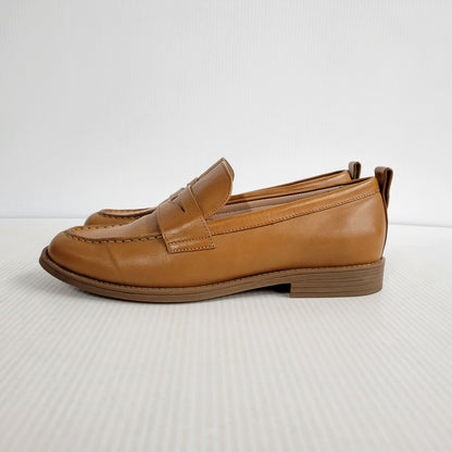 【中古品】【レディース】 COLE HAAN コールハーン STASSI PENNY LOAFER W28189 スタッシ ペニー ローファー シューズ 靴 167-250508-as-02-izu サイズ：24.5cm カラー：PECAN LTR 万代Net店