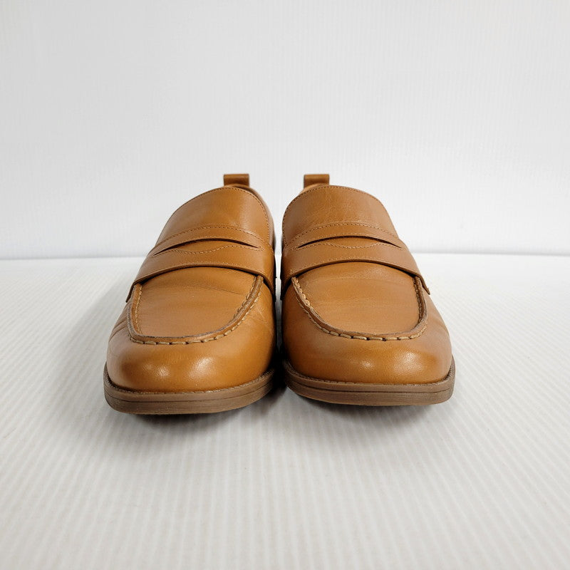【中古品】【レディース】 COLE HAAN コールハーン STASSI PENNY LOAFER W28189 スタッシ ペニー ローファー シューズ 靴 167-250508-as-02-izu サイズ：24.5cm カラー：PECAN LTR 万代Net店