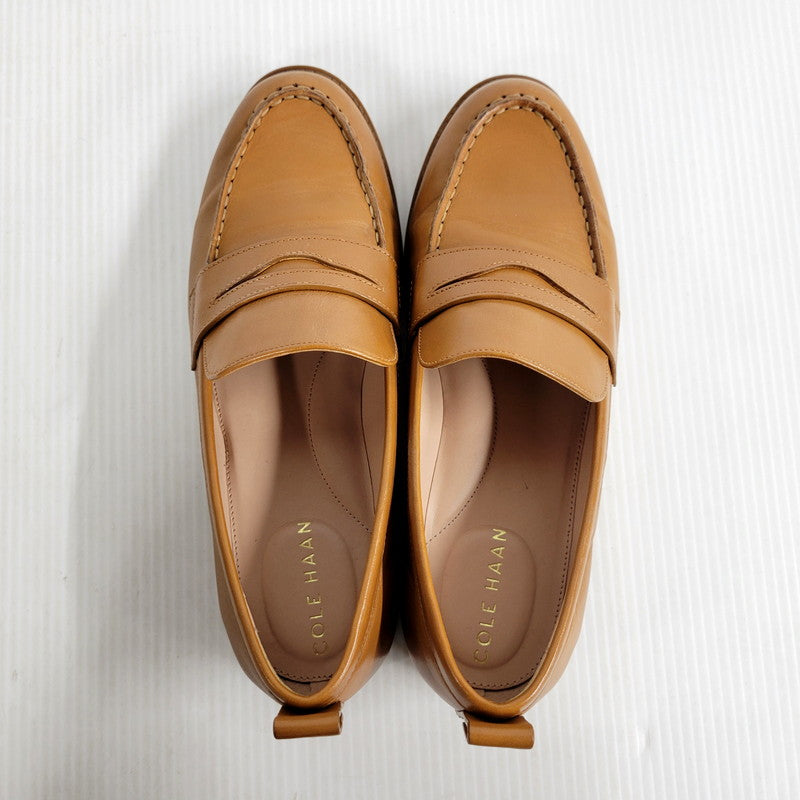 【中古品】【レディース】 COLE HAAN コールハーン STASSI PENNY LOAFER W28189 スタッシ ペニー ローファー シューズ 靴 167-250508-as-02-izu サイズ：24.5cm カラー：PECAN LTR 万代Net店