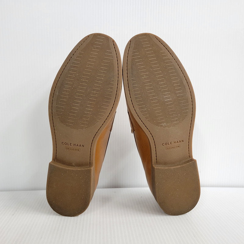 【中古品】【レディース】 COLE HAAN コールハーン STASSI PENNY LOAFER W28189 スタッシ ペニー ローファー シューズ 靴 167-250508-as-02-izu サイズ：24.5cm カラー：PECAN LTR 万代Net店