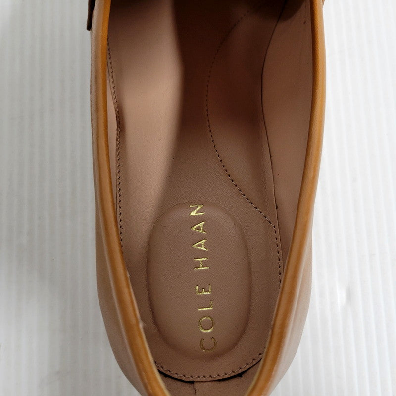 【中古品】【レディース】 COLE HAAN コールハーン STASSI PENNY LOAFER W28189 スタッシ ペニー ローファー シューズ 靴 167-250508-as-02-izu サイズ：24.5cm カラー：PECAN LTR 万代Net店