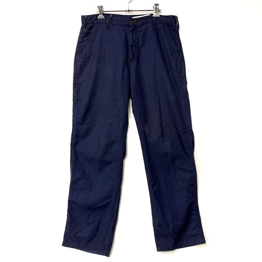 【中古品】【メンズ】 Carhartt カーハート DUNGAREE FIT PAINTER PANTS 383-20 ダンガリーフィット ペインターパンツ メキシコ製 ボトムス 157-250710-as-56-izu サイズ：32×30 カラー：ネイビー 万代Net店