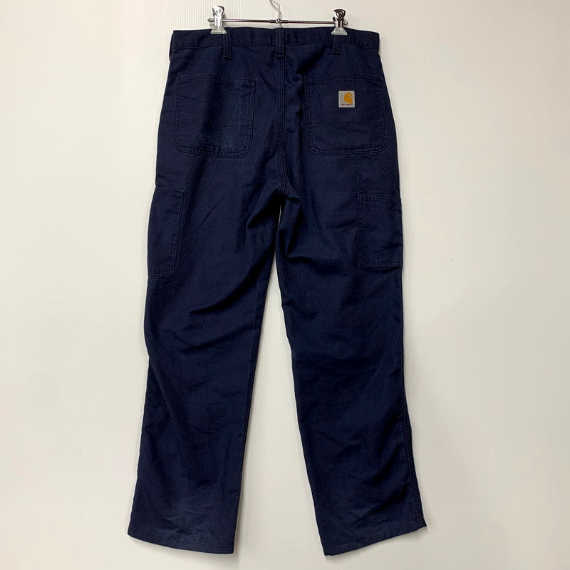 【中古品】【メンズ】 Carhartt カーハート DUNGAREE FIT PAINTER PANTS 383-20 ダンガリーフィット ペインターパンツ メキシコ製 ボトムス 157-250710-as-56-izu サイズ：32×30 カラー：ネイビー 万代Net店