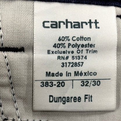 【中古品】【メンズ】 Carhartt カーハート DUNGAREE FIT PAINTER PANTS 383-20 ダンガリーフィット ペインターパンツ メキシコ製 ボトムス 157-250710-as-56-izu サイズ：32×30 カラー：ネイビー 万代Net店