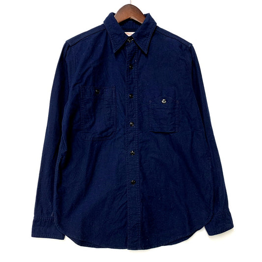 【中古品】【メンズ】 BIG YANK ビッグヤンク 560-512-11 LS WORK SHIRT ロングスリーブワークシャツ トップス 長袖 145-250528-ma-17-izu サイズ：不明 カラー：NAVY 万代Net店