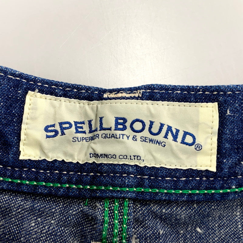 【中古品】【メンズ】 SPELLBOUND スペルバウンド CROPPED DENIM PANTS 45-2700 クロップド デニム パンツ ボトムス 156-250708-as-34-izu サイズ：28 カラー：インディゴ 万代Net店