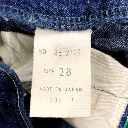 【中古品】【メンズ】 SPELLBOUND スペルバウンド CROPPED DENIM PANTS 45-2700 クロップド デニム パンツ ボトムス 156-250708-as-34-izu サイズ：28 カラー：インディゴ 万代Net店