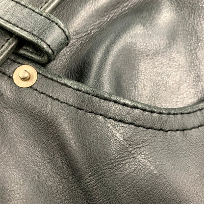 【中古品】【メンズ】 R.B.C ZIPPER FLY LEATHER PANTS ジッパーフライ レザーパンツ ボトムス 145-250527-as-45-izu サイズ：34 カラー：ブラック 万代Net店