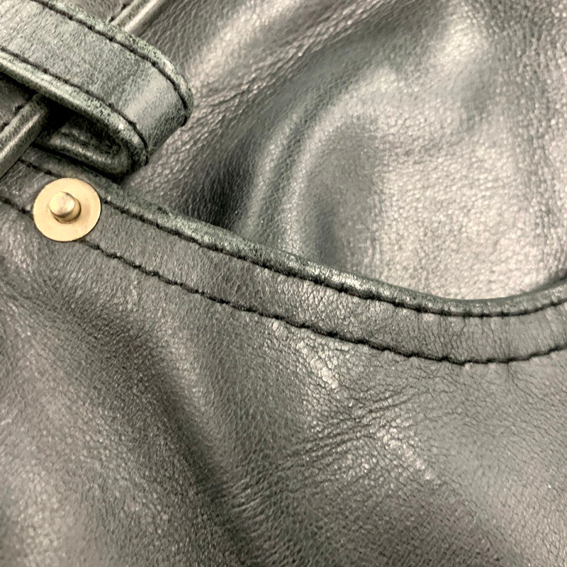 【中古品】【メンズ】 R.B.C ZIPPER FLY LEATHER PANTS ジッパーフライ レザーパンツ ボトムス 145-250527-as-45-izu サイズ：34 カラー：ブラック 万代Net店