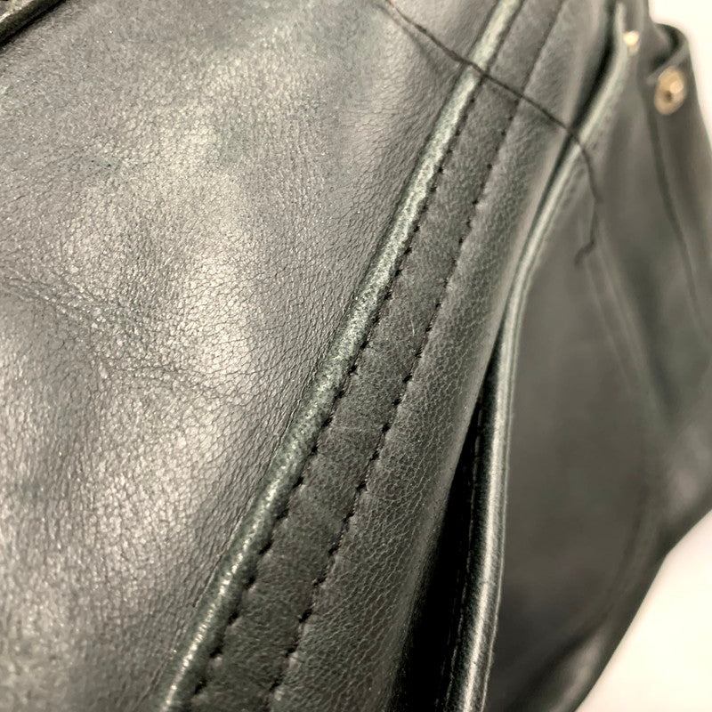 【中古品】【メンズ】 R.B.C ZIPPER FLY LEATHER PANTS ジッパーフライ レザーパンツ ボトムス 145-250527-as-45-izu サイズ：34 カラー：ブラック 万代Net店