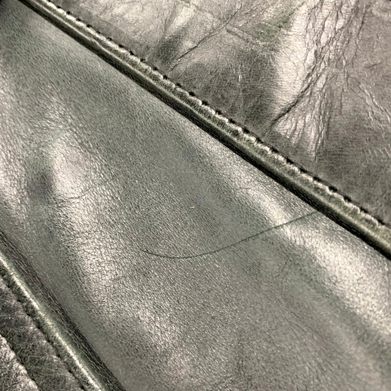 【中古品】【メンズ】 R.B.C ZIPPER FLY LEATHER PANTS ジッパーフライ レザーパンツ ボトムス 145-250527-as-45-izu サイズ：34 カラー：ブラック 万代Net店