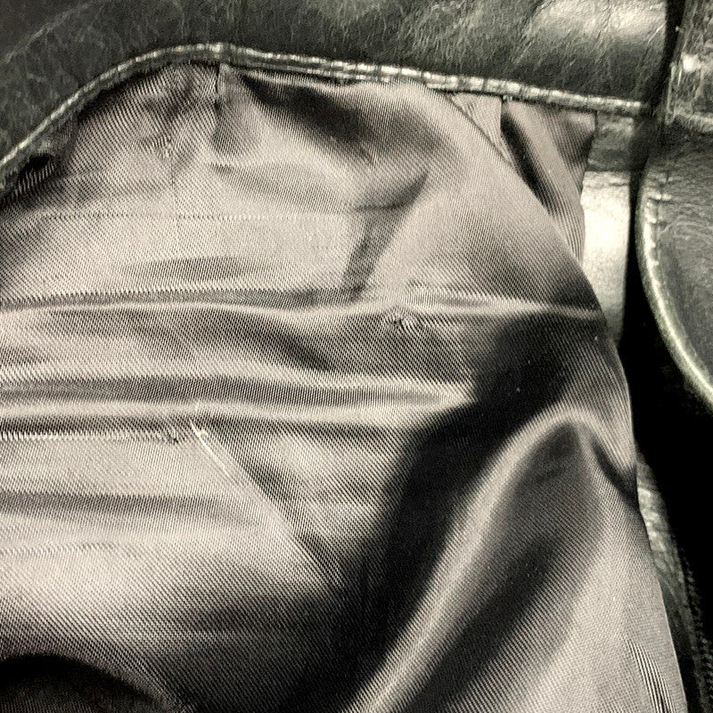 【中古品】【メンズ】 R.B.C ZIPPER FLY LEATHER PANTS ジッパーフライ レザーパンツ ボトムス 145-250527-as-45-izu サイズ：34 カラー：ブラック 万代Net店