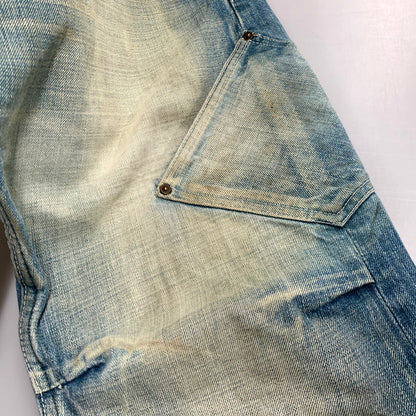 【中古品】【メンズ】 LAF STUDIO ECRU DENIM PANTS デニムパンツ ジーンズ ボトムス 156-250527-as-35-izu サイズ：34 カラー：インディゴ 万代Net店
