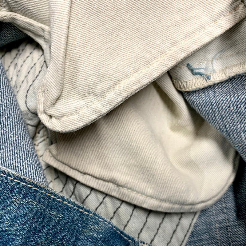 【中古品】【メンズ】 LAF STUDIO ECRU DENIM PANTS デニムパンツ ジーンズ ボトムス 156-250527-as-35-izu サイズ：34 カラー：インディゴ 万代Net店