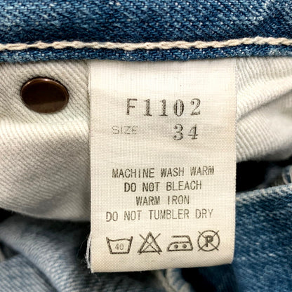 【中古品】【メンズ】 LAF STUDIO ECRU DENIM PANTS デニムパンツ ジーンズ ボトムス 156-250527-as-35-izu サイズ：34 カラー：インディゴ 万代Net店