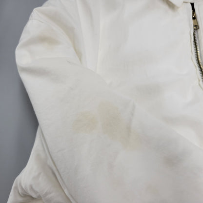 【現状渡し品】【メンズ】 Polo by Ralph Lauren ポロバイラルフローレン BOA LINER NYLON JACKET ボア ライナー ナイロン ジャケット 長袖 ロゴ 刺繍 アウター 146-250721-ay-09-izu サイズ：M カラー：ホワイト 万代Net店