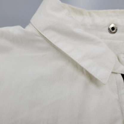 【現状渡し品】【メンズ】 Polo by Ralph Lauren ポロバイラルフローレン BOA LINER NYLON JACKET ボア ライナー ナイロン ジャケット 長袖 ロゴ 刺繍 アウター 146-250721-ay-09-izu サイズ：M カラー：ホワイト 万代Net店