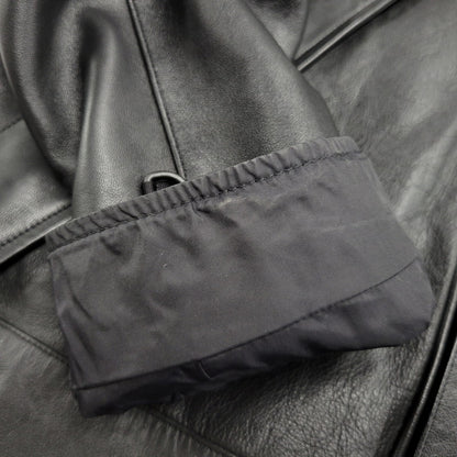 【中古品】【メンズ】 Supreme シュプリーム × THE NORTH FACE ザノースフェイス LEATHER MOUNTAIN PARKA NP61807I レザー マウンテン パーカー ジャケット アウター 149-250708-as-08-izu サイズ：S カラー：ブラック 万代Net店