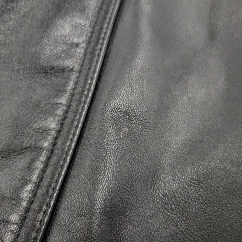 【中古品】【メンズ】 Supreme シュプリーム × THE NORTH FACE ザノースフェイス LEATHER MOUNTAIN PARKA NP61807I レザー マウンテン パーカー ジャケット アウター 149-250708-as-08-izu サイズ：S カラー：ブラック 万代Net店