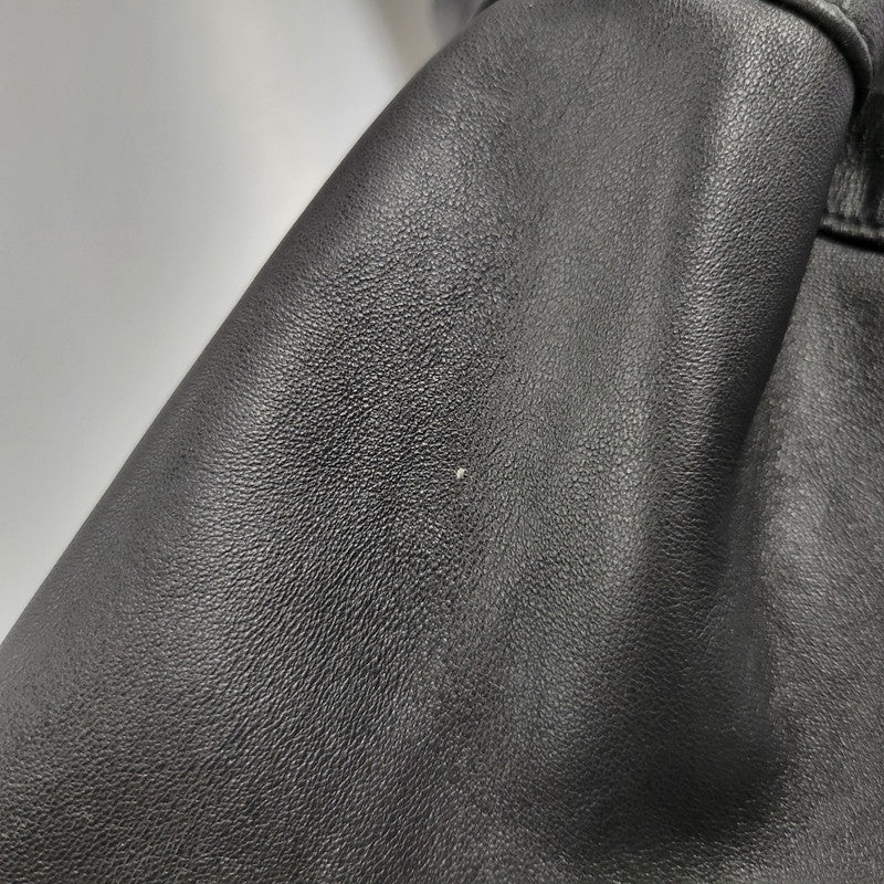 【中古品】【メンズ】 Supreme シュプリーム × THE NORTH FACE ザノースフェイス LEATHER MOUNTAIN PARKA NP61807I レザー マウンテン パーカー ジャケット アウター 149-250708-as-08-izu サイズ：S カラー：ブラック 万代Net店