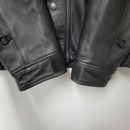 【中古品】【メンズ】 Supreme シュプリーム × THE NORTH FACE ザノースフェイス LEATHER MOUNTAIN PARKA NP61807I レザー マウンテン パーカー ジャケット アウター 149-250708-as-08-izu サイズ：S カラー：ブラック 万代Net店