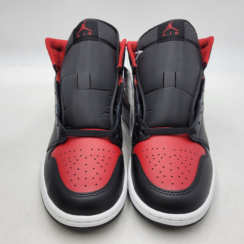 【中古美品】【メンズ】 NIKE ナイキ AIR JORDAN 1 MID DQ8426-067 エア ジョーダン 1 ミッド スニーカー シューズ 靴 160-250511-as-17-izu サイズ：27cm カラー：BLACK/VARSITY RED-SUMMIT WHITE 万代Net店