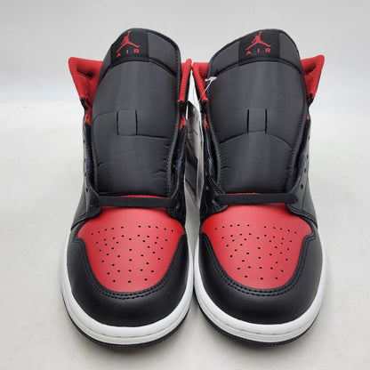 【中古美品】【メンズ】 NIKE ナイキ AIR JORDAN 1 MID DQ8426-067 エア ジョーダン 1 ミッド スニーカー シューズ 靴 160-250511-as-17-izu サイズ：27cm カラー：BLACK/VARSITY RED-SUMMIT WHITE 万代Net店