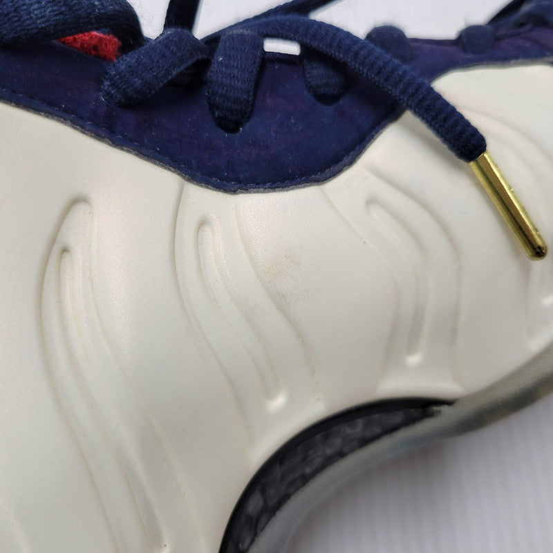 【中古品】【メンズ】 NIKE ナイキ AIR FOAMPOSITE 1 PRM OLYMPIC 575420-400 エア フォームポジット 1 プレミアム オリンピック スニーカー シューズ 靴 160-250511-ay-01-izu サイズ：28.5cm カラー：OBSIDIAN/UNIVERSITY RED-METALLIC GOLD-WHITE 万代Net店