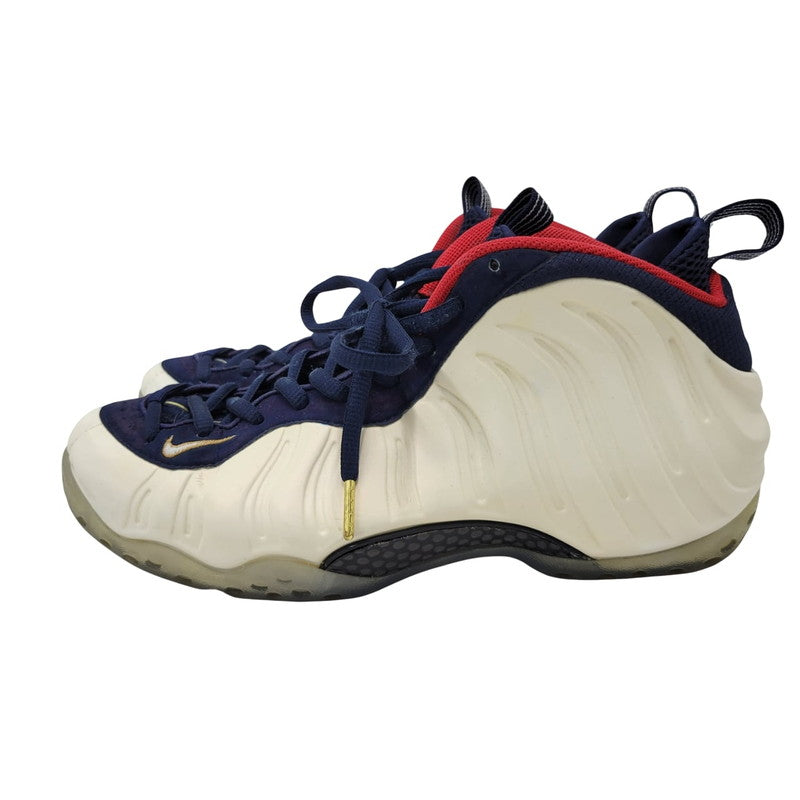 【中古品】【メンズ】 NIKE ナイキ AIR FOAMPOSITE 1 PRM OLYMPIC 575420-400 エア フォームポジット 1 プレミアム オリンピック スニーカー シューズ 靴 160-250511-ay-01-izu サイズ：28.5cm カラー：OBSIDIAN/UNIVERSITY RED-METALLIC GOLD-WHITE 万代Net店