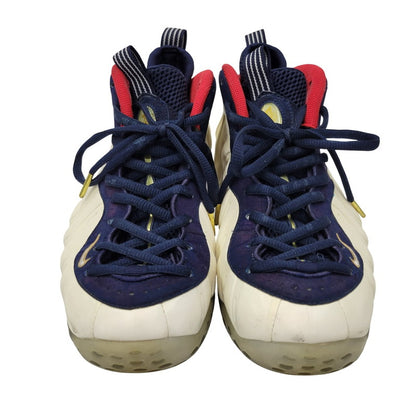 【中古品】【メンズ】 NIKE ナイキ AIR FOAMPOSITE 1 PRM OLYMPIC 575420-400 エア フォームポジット 1 プレミアム オリンピック スニーカー シューズ 靴 160-250511-ay-01-izu サイズ：28.5cm カラー：OBSIDIAN/UNIVERSITY RED-METALLIC GOLD-WHITE 万代Net店