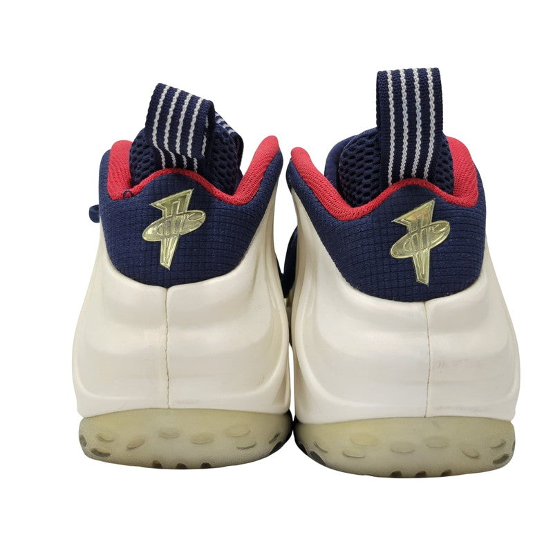 【中古品】【メンズ】 NIKE ナイキ AIR FOAMPOSITE 1 PRM OLYMPIC 575420-400 エア フォームポジット 1 プレミアム オリンピック スニーカー シューズ 靴 160-250511-ay-01-izu サイズ：28.5cm カラー：OBSIDIAN/UNIVERSITY RED-METALLIC GOLD-WHITE 万代Net店