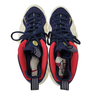【中古品】【メンズ】 NIKE ナイキ AIR FOAMPOSITE 1 PRM OLYMPIC 575420-400 エア フォームポジット 1 プレミアム オリンピック スニーカー シューズ 靴 160-250511-ay-01-izu サイズ：28.5cm カラー：OBSIDIAN/UNIVERSITY RED-METALLIC GOLD-WHITE 万代Net店
