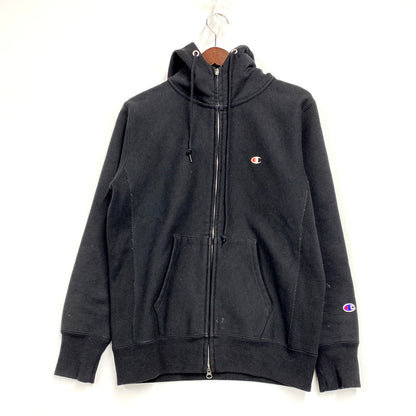 【中古品】【メンズ】 Champion チャンピオン C3-L 109 FULL ZIP HOODIE フルジップフーディー トップス アウター パーカー 長袖 148-250525-ma-12-izu サイズ：不明 カラー：BLACK 万代Net店