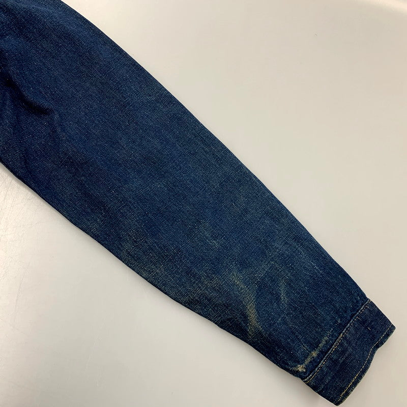 【中古品】【メンズ】 MONTGOMERY WARD モントゴメリー・ワード 月桂樹＆3連スター刻印ボタン 40S 101大戦 1POCKET 1ST DENIM JACKET デニムジャケット アウター 長袖 146-250512-ma-01-izu サイズ：不明 カラー：インディゴ 万代Net店