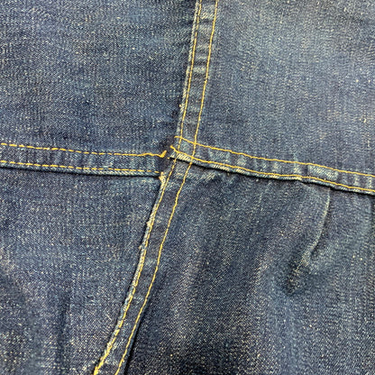 【中古品】【メンズ】 MONTGOMERY WARD モントゴメリー・ワード 月桂樹＆3連スター刻印ボタン 40S 101大戦 1POCKET 1ST DENIM JACKET デニムジャケット アウター 長袖 146-250512-ma-01-izu サイズ：不明 カラー：インディゴ 万代Net店