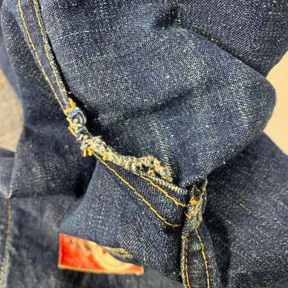 【中古品】【メンズ】 MONTGOMERY WARD モントゴメリー・ワード 月桂樹＆3連スター刻印ボタン 40S 101大戦 1POCKET 1ST DENIM JACKET デニムジャケット アウター 長袖 146-250512-ma-01-izu サイズ：不明 カラー：インディゴ 万代Net店
