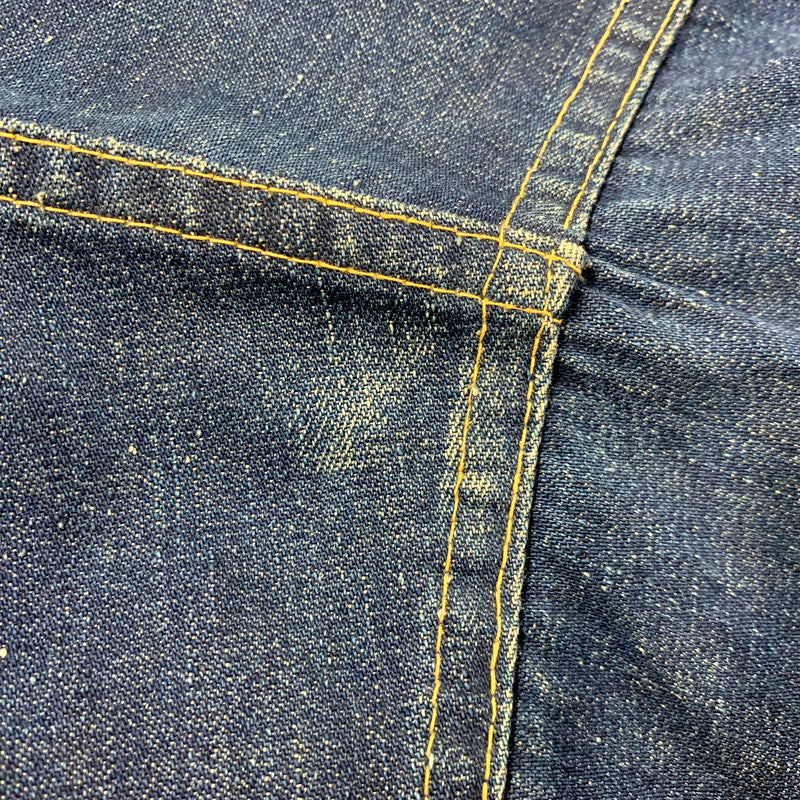 【中古品】【メンズ】 MONTGOMERY WARD モントゴメリー・ワード 月桂樹＆3連スター刻印ボタン 40S 101大戦 1POCKET 1ST DENIM JACKET デニムジャケット アウター 長袖 146-250512-ma-01-izu サイズ：不明 カラー：インディゴ 万代Net店
