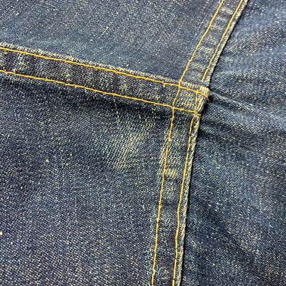 【中古品】【メンズ】 MONTGOMERY WARD モントゴメリー・ワード 月桂樹＆3連スター刻印ボタン 40S 101大戦 1POCKET 1ST DENIM JACKET デニムジャケット アウター 長袖 146-250512-ma-01-izu サイズ：不明 カラー：インディゴ 万代Net店