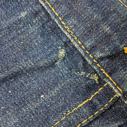 【中古品】【メンズ】 MONTGOMERY WARD モントゴメリー・ワード 月桂樹＆3連スター刻印ボタン 40S 101大戦 1POCKET 1ST DENIM JACKET デニムジャケット アウター 長袖 146-250512-ma-01-izu サイズ：不明 カラー：インディゴ 万代Net店