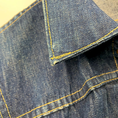 【中古品】【メンズ】 MONTGOMERY WARD モントゴメリー・ワード 月桂樹＆3連スター刻印ボタン 40S 101大戦 1POCKET 1ST DENIM JACKET デニムジャケット アウター 長袖 146-250512-ma-01-izu サイズ：不明 カラー：インディゴ 万代Net店