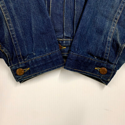 【中古品】【メンズ】 MONTGOMERY WARD モントゴメリー・ワード 月桂樹＆3連スター刻印ボタン 40S 101大戦 1POCKET 1ST DENIM JACKET デニムジャケット アウター 長袖 146-250512-ma-01-izu サイズ：不明 カラー：インディゴ 万代Net店