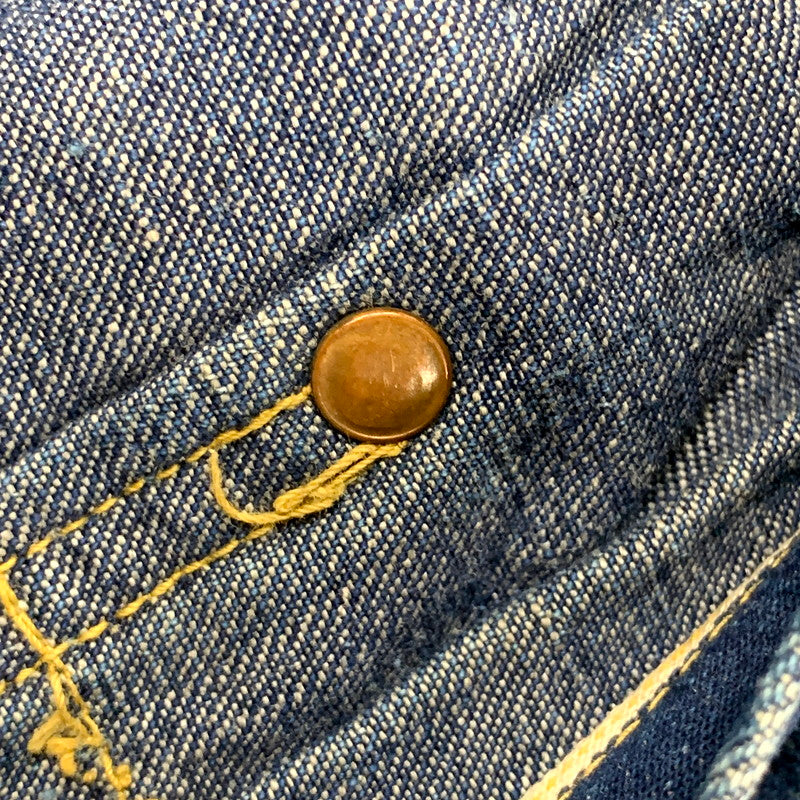 【中古品】【メンズ】 MONTGOMERY WARD モントゴメリー・ワード 月桂樹＆3連スター刻印ボタン 40S 101大戦 1POCKET 1ST DENIM JACKET デニムジャケット アウター 長袖 146-250512-ma-01-izu サイズ：不明 カラー：インディゴ 万代Net店