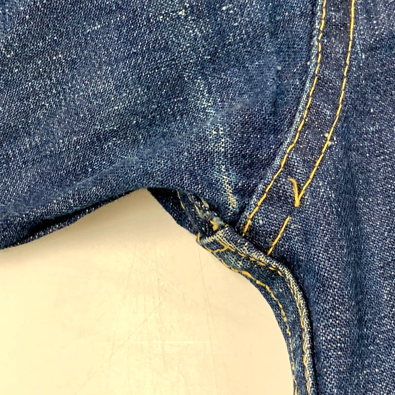 【中古品】【メンズ】 MONTGOMERY WARD モントゴメリー・ワード 月桂樹＆3連スター刻印ボタン 40S 101大戦 1POCKET 1ST DENIM JACKET デニムジャケット アウター 長袖 146-250512-ma-01-izu サイズ：不明 カラー：インディゴ 万代Net店