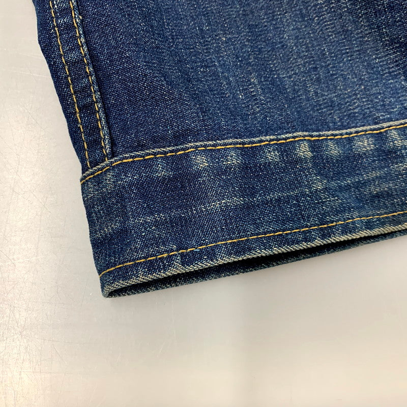 【中古品】【メンズ】 MONTGOMERY WARD モントゴメリー・ワード 月桂樹＆3連スター刻印ボタン 40S 101大戦 1POCKET 1ST DENIM JACKET デニムジャケット アウター 長袖 146-250512-ma-01-izu サイズ：不明 カラー：インディゴ 万代Net店