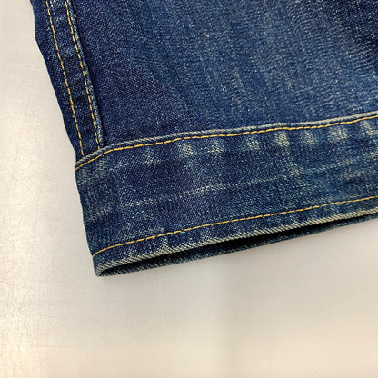 【中古品】【メンズ】 MONTGOMERY WARD モントゴメリー・ワード 月桂樹＆3連スター刻印ボタン 40S 101大戦 1POCKET 1ST DENIM JACKET デニムジャケット アウター 長袖 146-250512-ma-01-izu サイズ：不明 カラー：インディゴ 万代Net店